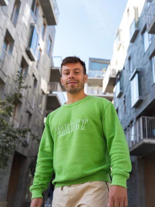 Fjelgt Genser Lime