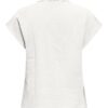 jdyTheis Life S/S Top Wvn Cloud Dancer - Bilde 2
