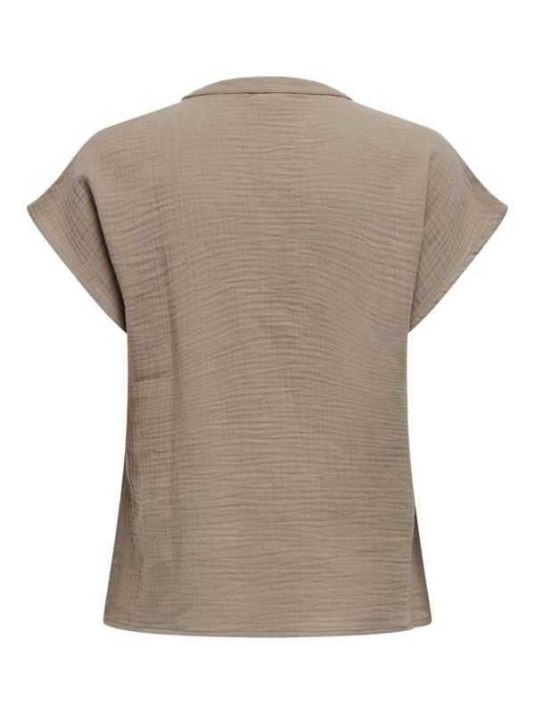 jdyTheis Life S/S Top Wvn Brindle - Bilde 2