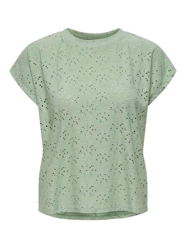 onlSmilla S/S Top Jrs Noos Frosty Green - Bilde 2