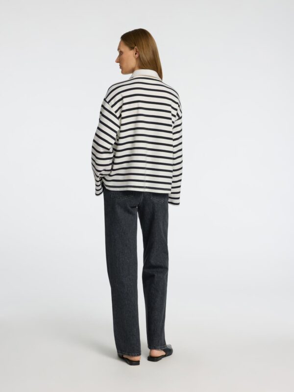 slfWada LS Stripe Collar Top Noos - Bilde 3