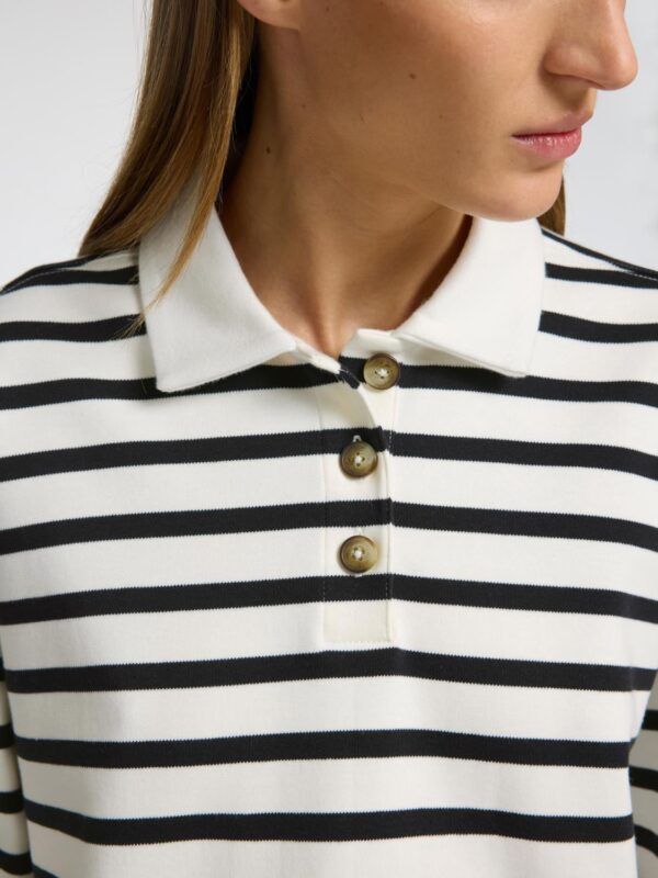 slfWada LS Stripe Collar Top Noos - Bilde 9