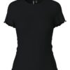 pcNicca SS-O-Neck Top Noos Black - Bilde 2