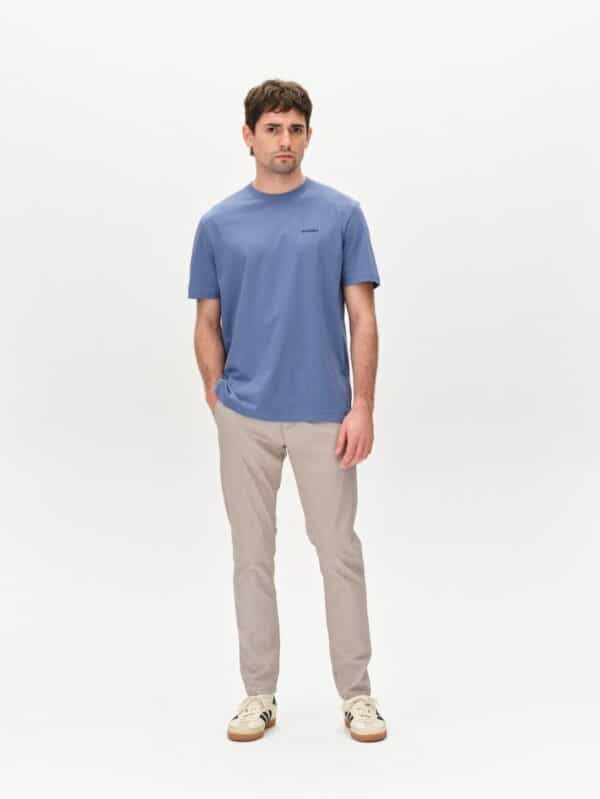 Dune Logo SS GOTS Tee Blue Horizon - Bilde 2