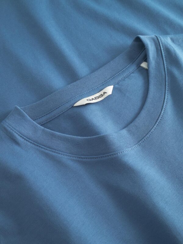 Dune Logo SS GOTS Tee Blue Horizon - Bilde 4