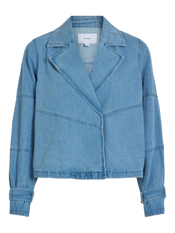 viVikea Denim Trenchcoat Jacket - Bilde 2