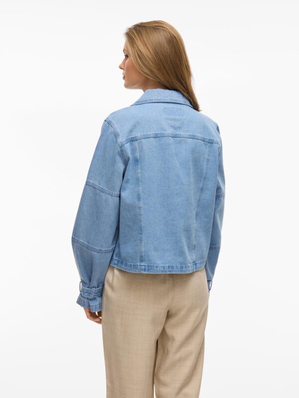 viVikea Denim Trenchcoat Jacket - Bilde 3
