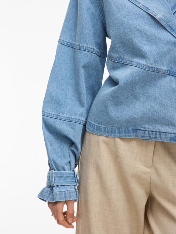 viVikea Denim Trenchcoat Jacket - Bilde 4