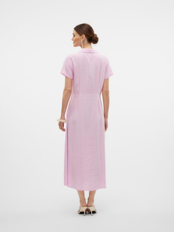 vmLinn SS 7/8 Volume Dress Wvn Bonbon - Bilde 3