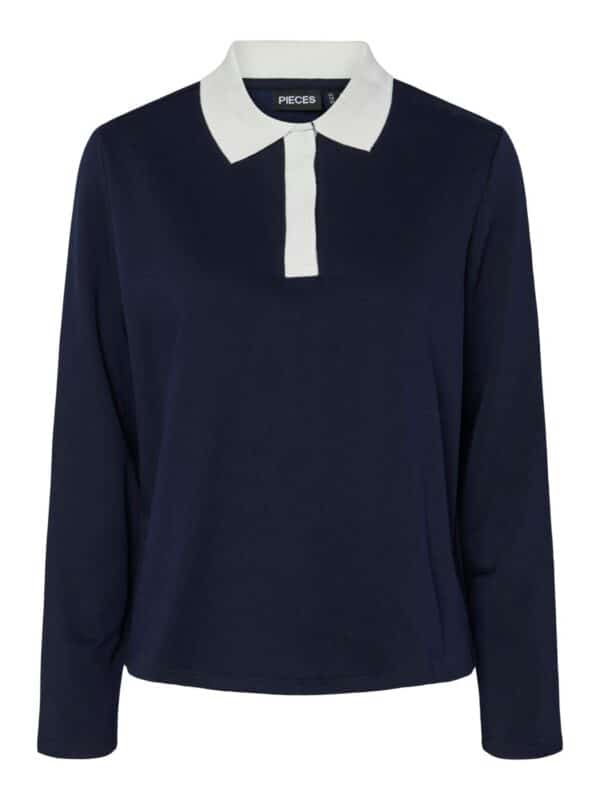 pcTinori LS Polo Sweatshirt - Bilde 2