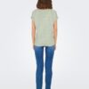 onlMoster Stripe S/S O-Neck Top Jrs Noos Laurel Green - Bilde 3