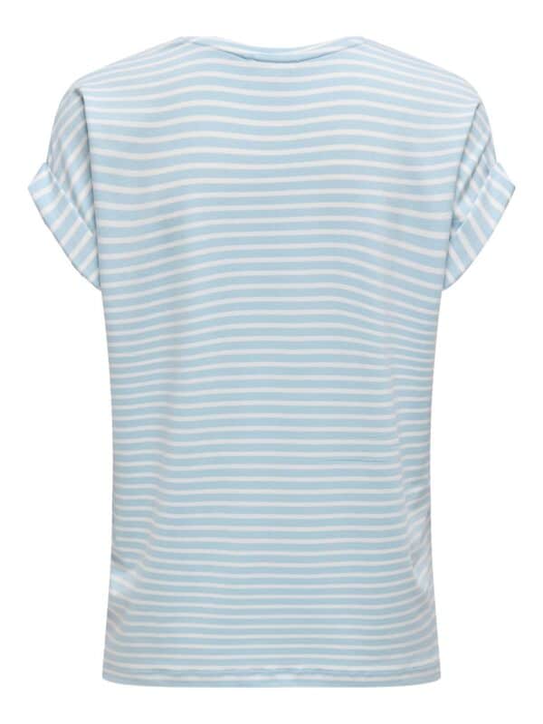 onlMoster Stripe S/S O-Neck Top Jrs Noos Clear Sky - Bilde 2
