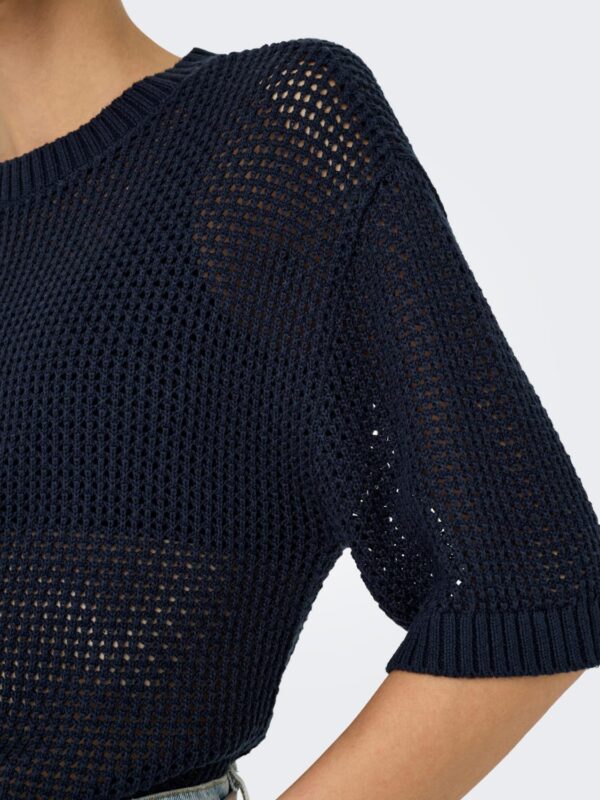 jdyTikka 2/4 O-Neck Pullover Knt Total Eclipse - Bilde 4