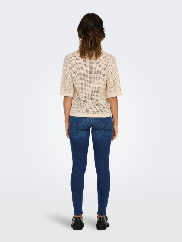 jdyTikka 2/4 O-Neck Pullover Knt Sandshell - Bilde 4