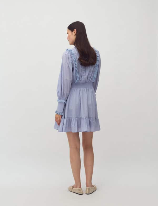 Merrlita Phernila-M Dress Steel Blue - Bilde 3