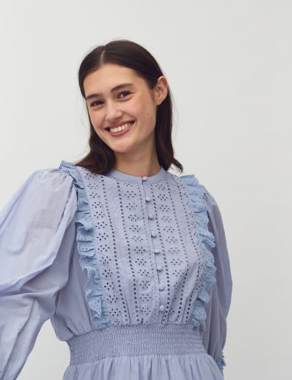 Merrlita Phernila-M Dress Steel Blue - Bilde 4