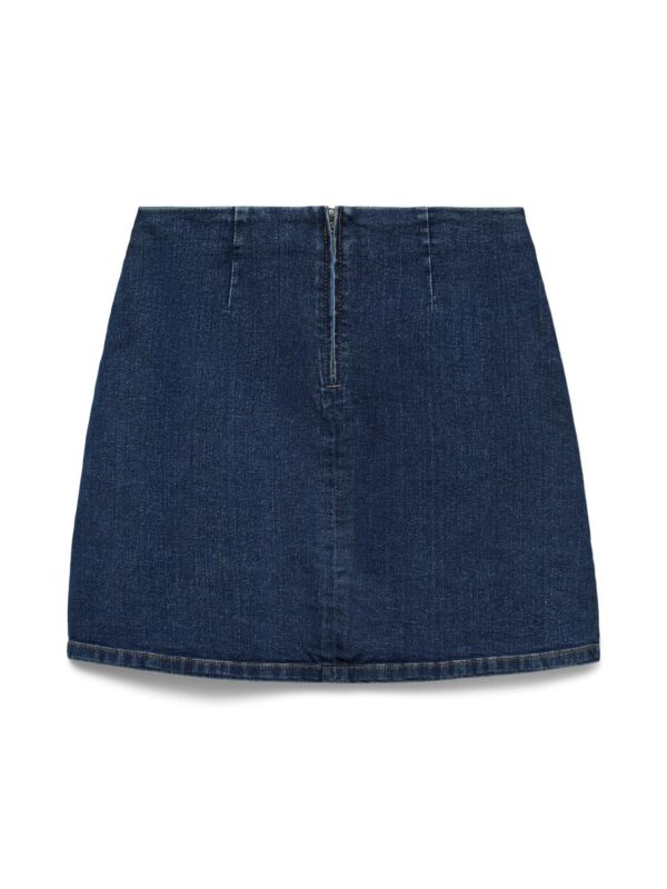 vmNelly HR Short Skirt Dnm Noos Dark Blue Denim - Bilde 2