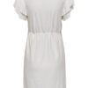 jdyCathinka S/S V-Neck Dress Jrs Cloud Dancer - Bilde 2