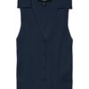 vmWillow SL V-Neck Polo Top Navy Blazer - Bilde 2