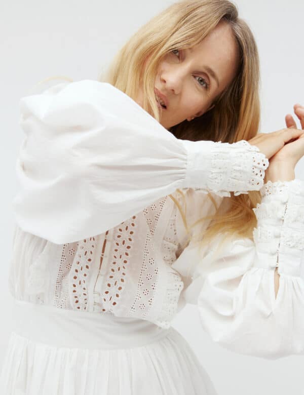 Merllita-Parkin-M Dress White - Bilde 3