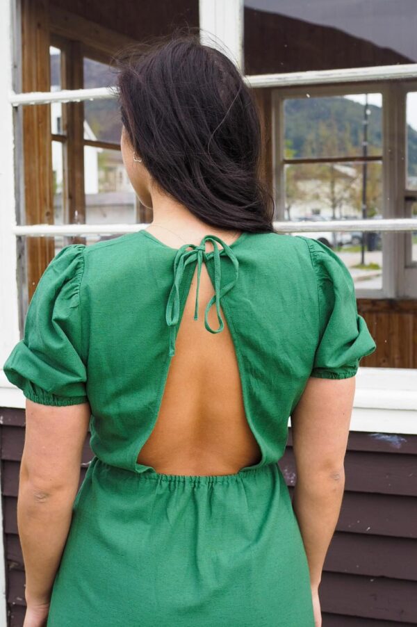 pcTera SS Midi Dress Wvn - Bilde 3