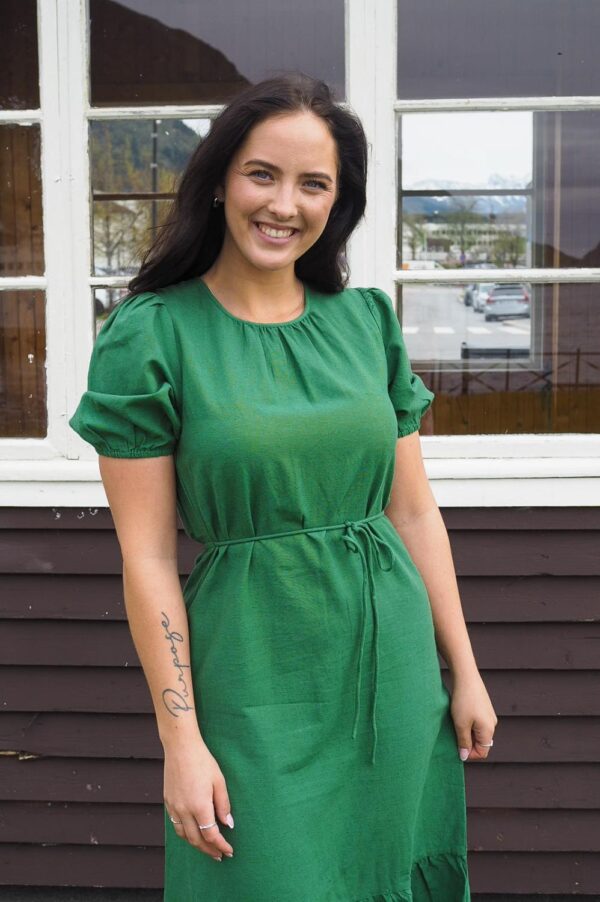 pcTera SS Midi Dress Wvn - Bilde 4