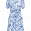 onlEvida S/S Short Dress Wvn Noos Willy Big Blue Flower - Bilde 2