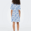 onlEvida S/S Short Dress Wvn Noos Willy Big Blue Flower - Bilde 3