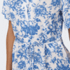 onlEvida S/S Short Dress Wvn Noos Willy Big Blue Flower - Bilde 4