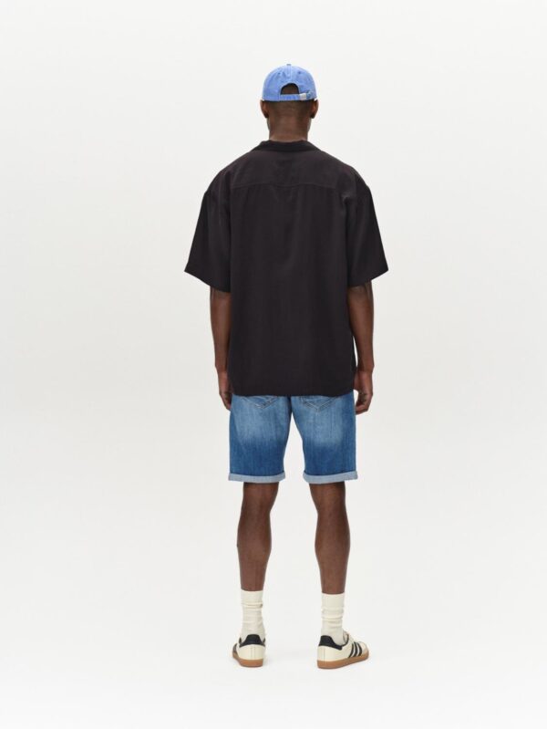 Markus Selvedge Shorts Limited Medium Blue Denim - Bilde 3