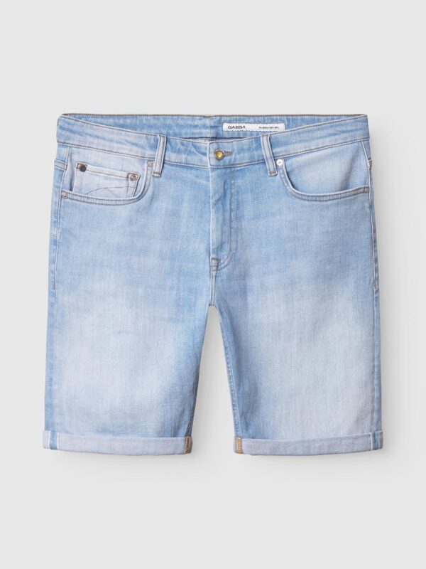 Markus Selvedge Shorts Limited Light Blue Denim - Bilde 2