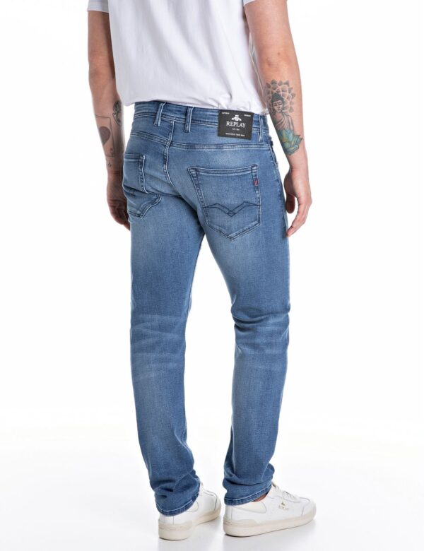 Grover Straight Fit Power Stretch Denim Jeans - Bilde 3