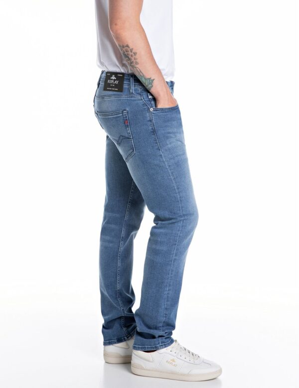 Grover Straight Fit Power Stretch Denim Jeans - Bilde 2