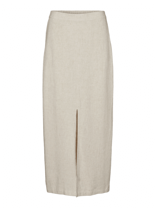 vmVera HW Ankle Linen Skirt