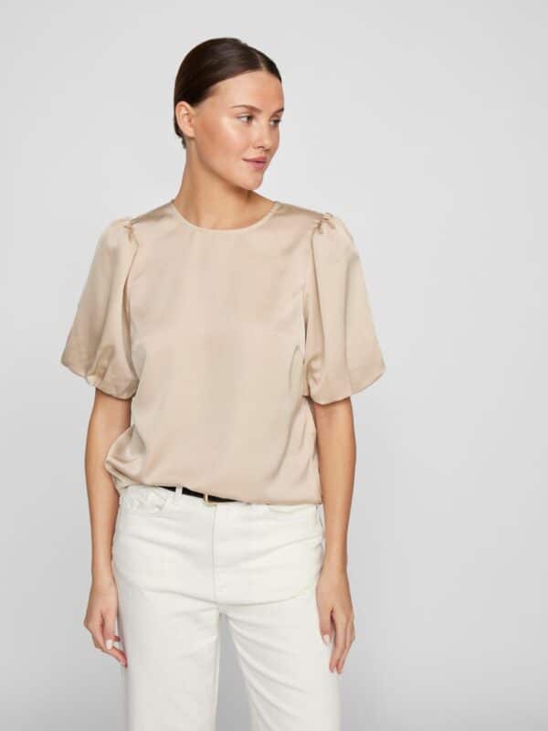 viEllette 2/4 Satin Puff Top Noos