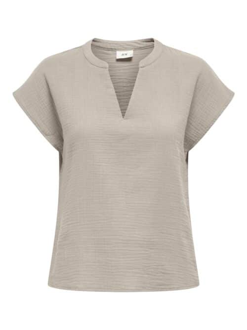 jdyTheis Life S/S Top Wvn Silver Lining