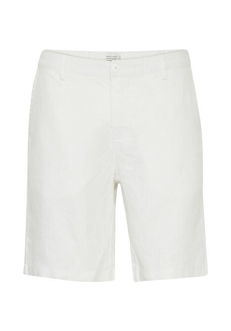 cfAndrup 100% Linen Shorts Snow White