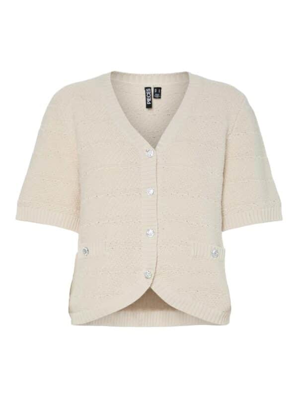 pcJena SS V-Neck Knit Cardigan