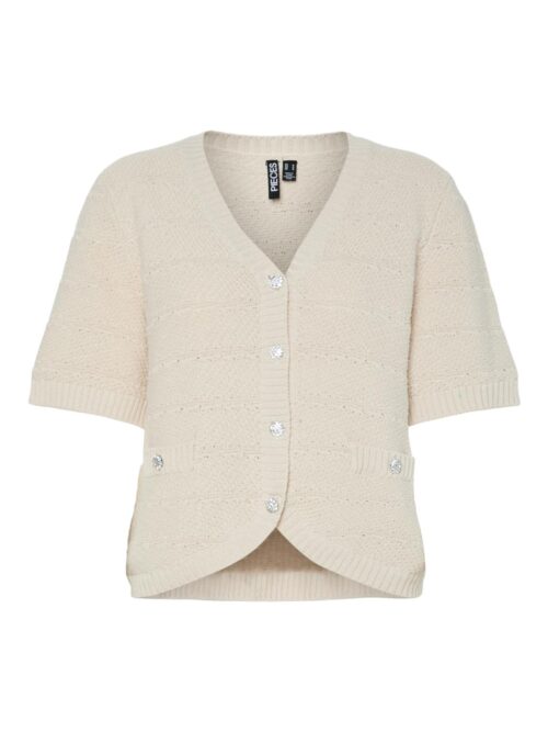 pcJena SS V-Neck Knit Cardigan