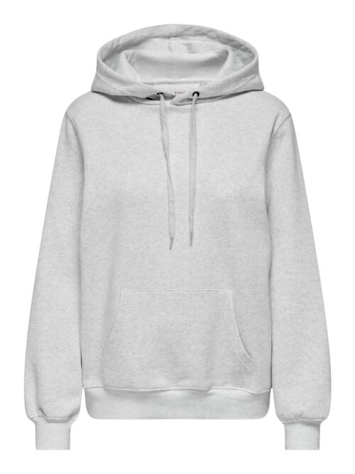 onlDaze L/S Hood Swt Noos Light Grey Melange