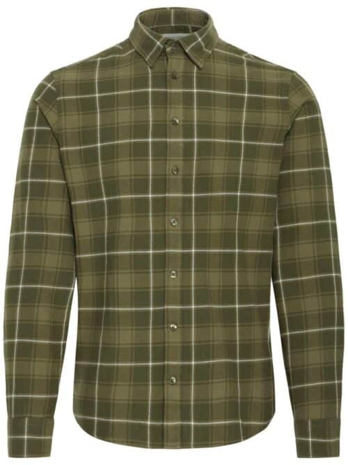 cfMace LS BU Checked Shirt Brushed Sea Turtle