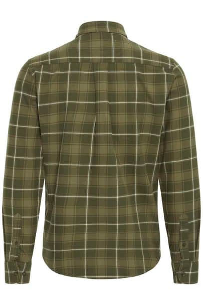 cfMace LS BU Checked Shirt Brushed Sea Turtle