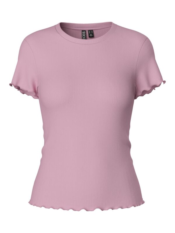 pcNicca SS-O-Neck Top Noos Roseate Spoonbill - Bilde 2
