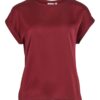 viEllette S/S Satin Top Noos Cabernet - Bilde 4