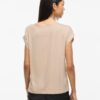 viEllette S/S Satin Top Noos Cement - Bilde 4