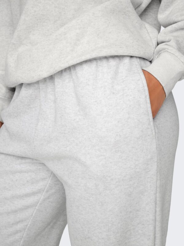 onlDaze Straight Pants Swt Noos Light Grey Melange - Bilde 4