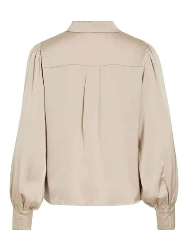 viEnna Ravenna L/S Balloon Shirt Noos Cement - Bilde 4