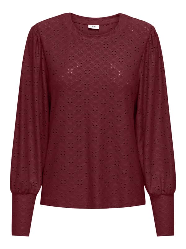 jdyCathinka L/S Bellsleeve Top Jrs Noos Cabernet