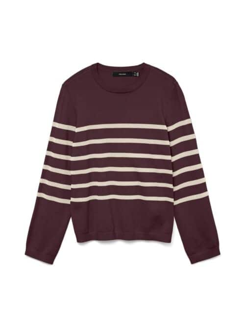 vmSaba Plain LS O-Neck Pullover Noos Winetasting