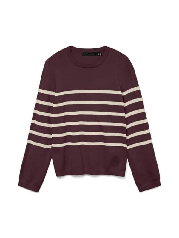 vmSaba Plain LS O-Neck Pullover Noos Winetasting